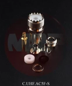 MFJ ZMP-CS05F-U, M,P, UHF(SO-239),FEMALE, SOLDER,5MM FOR AB5/RG58