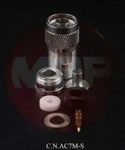 MFJ ZMP-CS07M-N, M,P, N MALE SOLDER, 7MM(.287~DIA), ULTRAFLEX 7