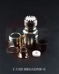 MFJ ZMP-CS10F-U, M,P UHF,SO-239, SOLDER, 10MM, BROAD-PRO/HYP/AB/10