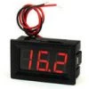 MFJ-4421, DIGITAL VOLT METER SNAP-IN MODULE, 0-30VDC, RED
