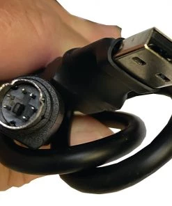 MFJ-5906Y, 6-Pin Mini Din Yaesu To USB Cable For Audio Functions