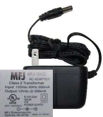 Vectronics AC-12D, AC ADAPTOR, 2.1 MM, 12 VDC, 500MA 2 Vectronics AC-12D, AC ADAPTOR, 2.1 MM, 12 VDC, 500MA