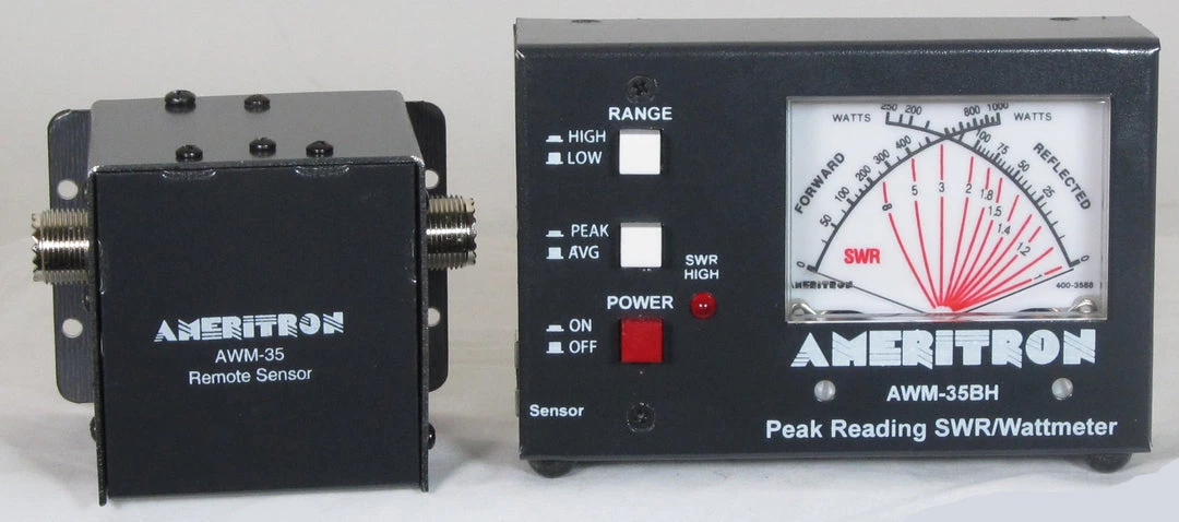 Ameritron AWM-35BH, HF+6M, SWR/WATTMETER, FLAT MOBILE, 1000/100W SCALE 3 Ameritron AWM-35BH, HF+6M, SWR/WATTMETER, FLAT MOBILE, 1000/100W SCALE