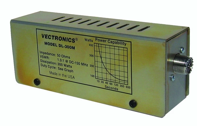 Vectronics DL-300M, IT, DRY DUMMY LOAD, 300W, 0-150MHz 3 Vectronics DL-300M, IT, DRY DUMMY LOAD, 300W, 0-150MHz