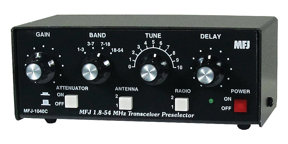 MFJ-1040C, TRANSCEIVER PRESELECTOR, 1.8 MHz TO 54 MHz 3 MFJ-1040C, TRANSCEIVER PRESELECTOR, 1.8 MHz TO 54 MHz