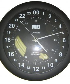 MFJ-105D, CLOCK, 24 HOUR ANALOG QUARTZ WALL CLOCK