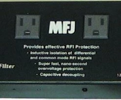 MFJ-1164B, AC LINE RFI FILTER, MULTIPLE OUTLET, 110VAC