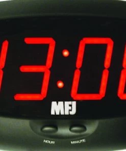 MFJ-117, LED CLOCK,2.5~,DISP 24 OR 12 HR,110 VAC,BAT.BACKUP