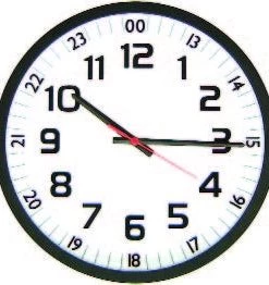 MFJ-131RC, CLOCK, ANALOG, ATOMIC, 12~, 12/24HR