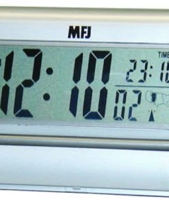 MFJ-133RC, ATOMIC CLOCK, DUAL TIME, 12/24