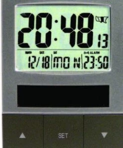 MFJ-136RC, ATOMIC CLOCK, SOLAR, BACK LT, 24/12, CALENDAR