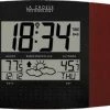 MFJ-144RC, LCD CLOCK, RC, CAL/TEMP/IN/OUT, WEATHER, REMOTE