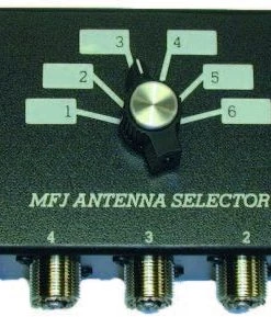 MFJ-1701, ANTENNA SWITCH, 6 POSITIONS, 2 KW PEP