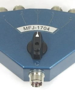 MFJ-1704, ANT. SW., 4 POS., 2.5 KW PEP, 0-450 MHz, GND, LP.