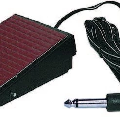 MFJ-1709, FOOT SWITCH, OPEN TYPE, 1/4~ PHONE JACK, RED
