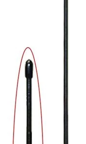 MFJ-1716S, DUAL BAND, SMA MALE, FLEXIBLE DUCK HT ANT