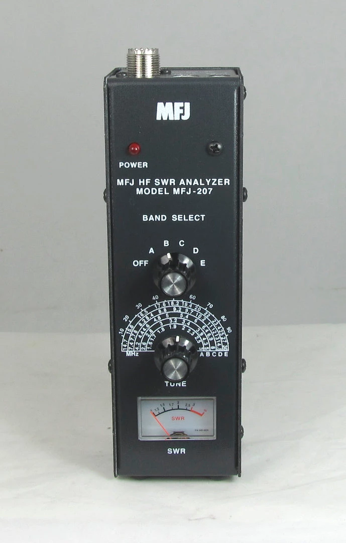 MFJ-207, HF SWR ANALYZER, 160-10 METERS 3 MFJ-207, HF SWR ANALYZER, 160-10 METERS