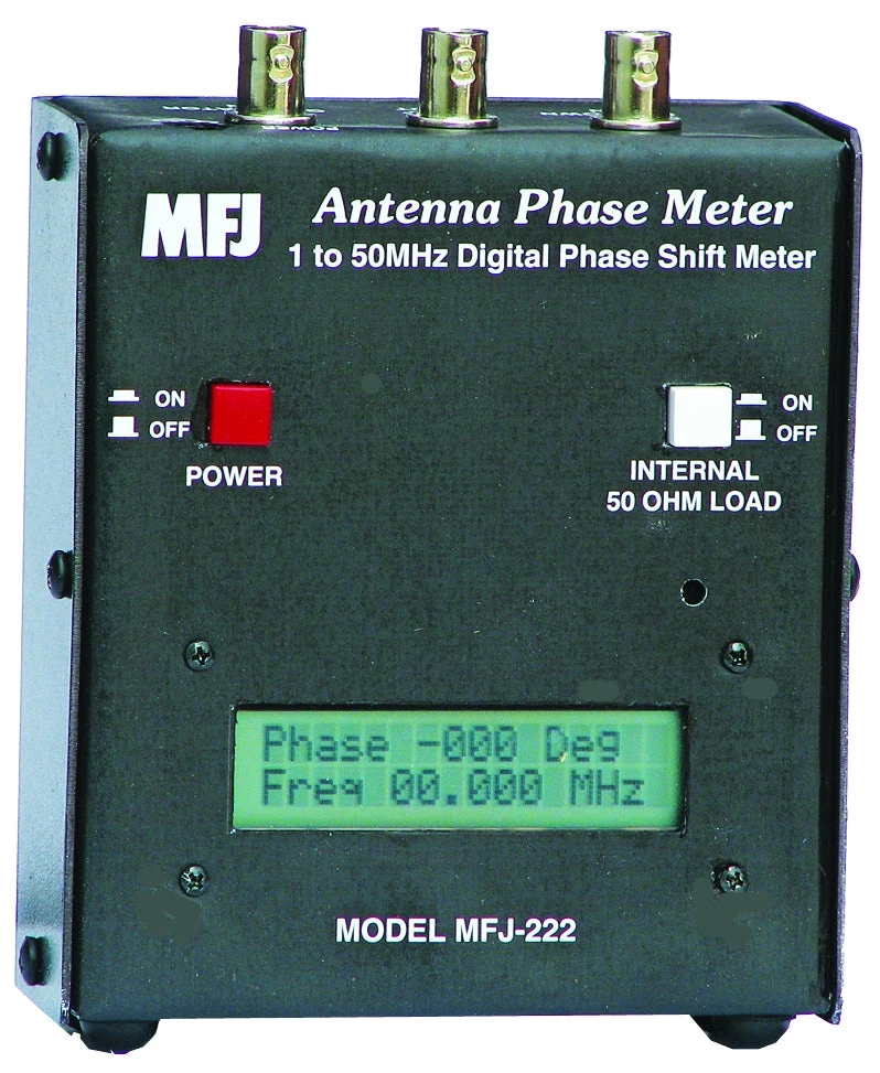 MFJ-222, PRECISION PHASES METER, 1-50MHz 3 MFJ-222, PRECISION PHASES METER, 1-50MHz