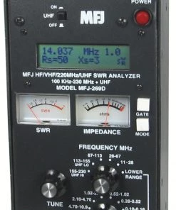 MFJ-269D, HF/VHF/220MHz/UHF, .100-230, 415-470MHz, SWR ANALYZER