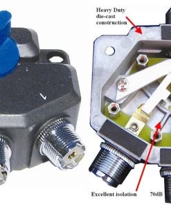 MFJ-2703, ANT SWITCH, 3 POS, SO-239,2kW @HF, 900MHz