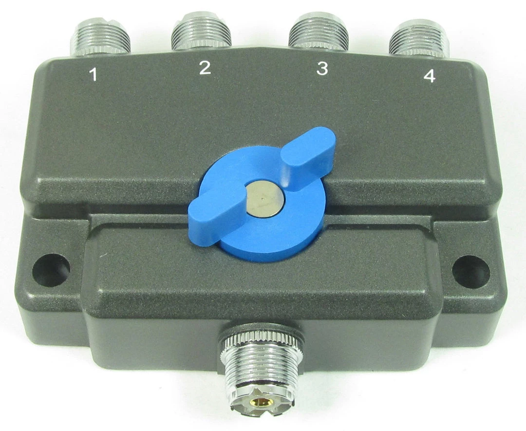 MFJ-2704M2, ANT SWITCH, 4 POS, SO-239, 2M2N, 2kW @HF, 900 MHz 3 MFJ-2704M2, ANT SWITCH, 4 POS, SO-239, 2M2N, 2kW @HF, 900 MHz