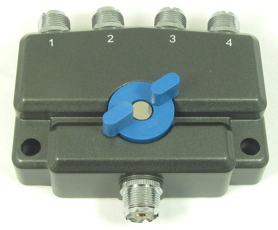 MFJ-2704, ANT SWITCH, 4 POS, SO-239, 2 KW, 900MHz 3 MFJ-2704, ANT SWITCH, 4 POS, SO-239, 2 KW, 900MHz