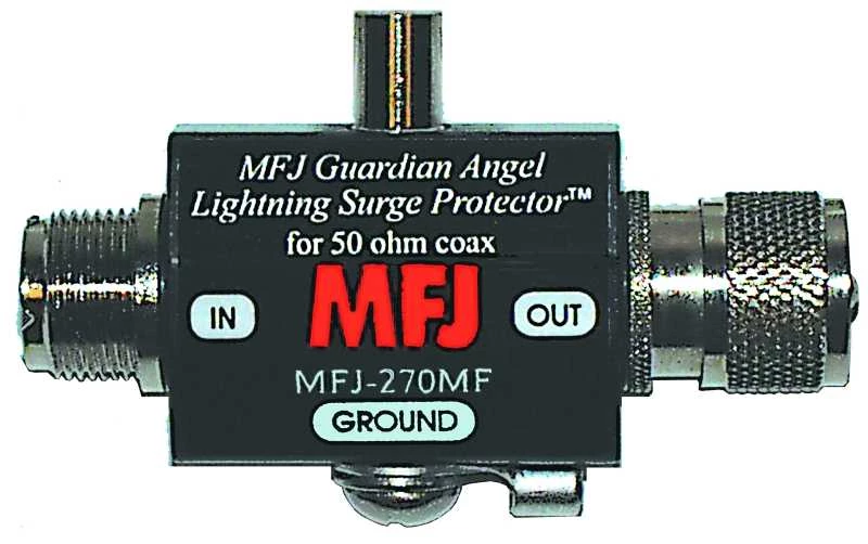 MFJ-270MF, LIGHTNING PROTECTOR, SO-239/PL259, 400 W PEP 3 MFJ-270MF, LIGHTNING PROTECTOR, SO-239/PL259, 400 W PEP