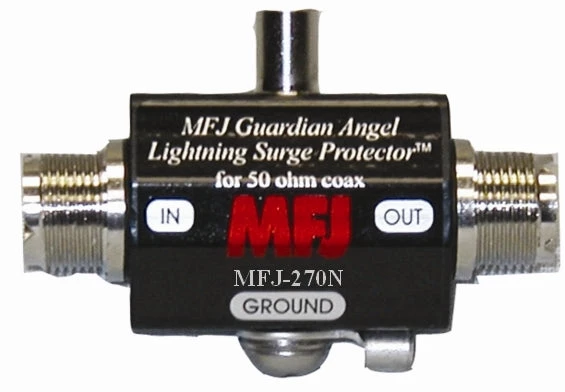 MFJ-270N, LIGHTNING PROTECTOR, N/N, 400 W PEP 3 MFJ-270N, LIGHTNING PROTECTOR, N/N, 400 W PEP