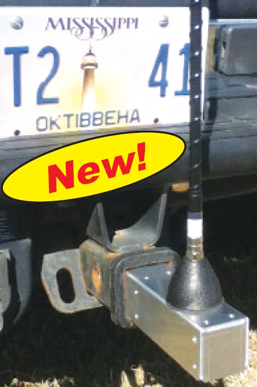 MFJ-2822, MOBILE TRAILER HITCH MOUNT,WITH 3/8-24 GUM DROP 3 MFJ-2822, MOBILE TRAILER HITCH MOUNT,WITH 3/8-24 GUM DROP