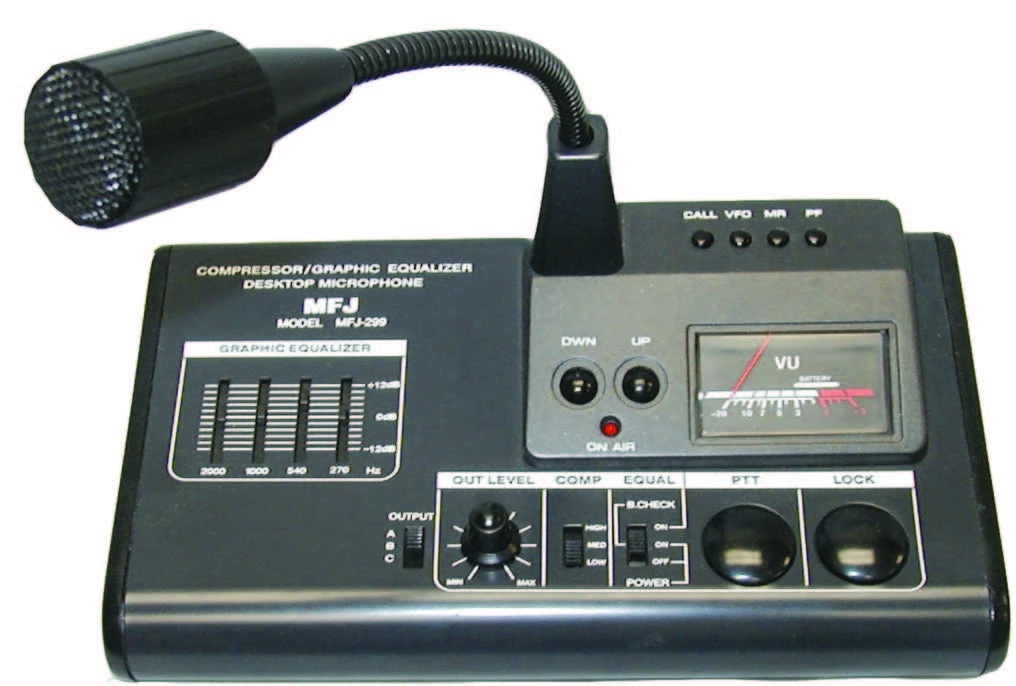 MFJ-299, DESK MIC STATION CONSOLE, W/EQ,PTT 3 MFJ-299, DESK MIC STATION CONSOLE, W/EQ,PTT