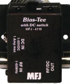 MFJ-4118, BIAS TEE,+12 OFF -12VDC, 3 POSITIONS