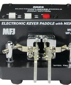 MFJ-422E, KEYER, MFJ PADDLE, COMBO, WITH MEMORY, BLACK
