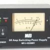 MFJ-4230MV, COMPACT SWITCH PS, METER, 4-16V ADJ. 110/220VAC