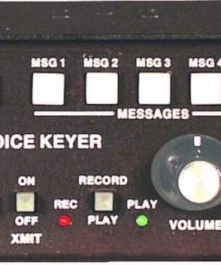 MFJ-434B, DELUXE VOICE KEYER, 8-PIN ROUND AND MODULAR MICROPHONE PLUG