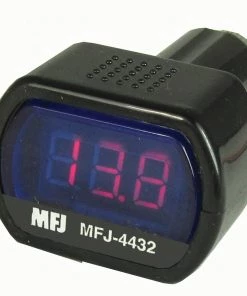 MFJ-4432, DIGITAL LED VOLTMETER,CIG.LIGHTER PLUG,8-30VDC RED
