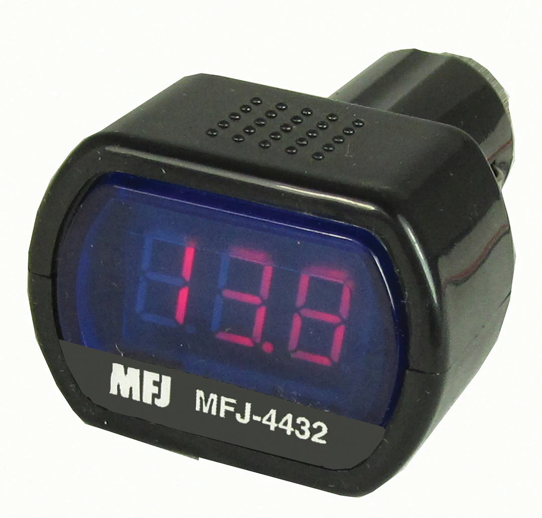 MFJ-4432, DIGITAL LED VOLTMETER,CIG.LIGHTER PLUG,8-30VDC RED 3 MFJ-4432, DIGITAL LED VOLTMETER,CIG.LIGHTER PLUG,8-30VDC RED