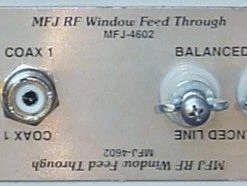 MFJ-4602, WINDOW ANT FEEDTHRU PANEL