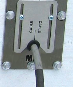 MFJ-4611, 1-HOLE ADAPTIVE CABLE WALL PLATE