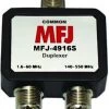 MFJ-4916S, DUPLEXER, HF-60 MHz/140-470 MHz, SO-239