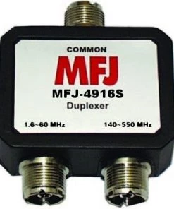 MFJ-4916S, DUPLEXER, HF-60 MHz/140-470 MHz, SO-239