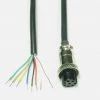 MFJ-5082, CABLE, 8-PIN ROUND MIC, OPEN END, 620-8106