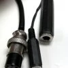 MFJ-5393K, ADAPTOR CABLE, 8P ROUND KEN, FOR 393 HEADSET