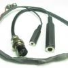 MFJ-5393Y, ADAPTOR CABLE, 8P ROUND YAESU, FOR 393 HEADSET
