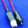 MFJ-5535C, HF CABLE, W/CIG.LIGHTER, 6PIN, 12GA, 8FT, 5536