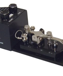 MFJ SEC-557, CODE OSCILLATOR, WITH TELEGRAPH KEY ON METAL BASE