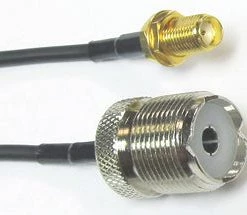 MFJ-5612SF, ADAPTOR CABLE, SMA F-SO239, RG174, 3FT(620-3012SF)