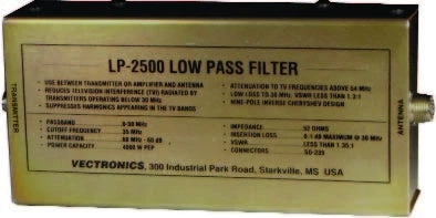 MFJ-705, LOW PASS FILTER, HF, 2500 W 3 MFJ-705, LOW PASS FILTER, HF, 2500 W