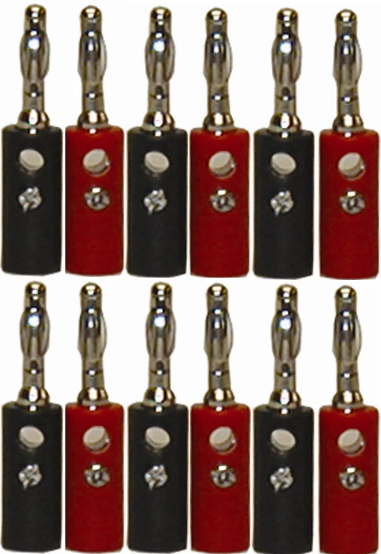 MFJ-7700P, BANANNA PLUG, 6-PAIR RED/BLACK (600-2300/2302) 3 MFJ-7700P, BANANNA PLUG, 6-PAIR RED/BLACK (600-2300/2302)