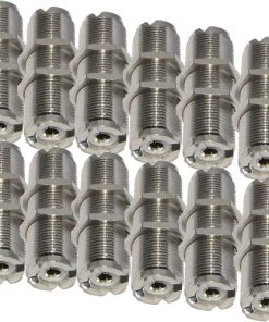 MFJ-7701P, 12-PACK SO 239 TO SO-239 ADAPTOR