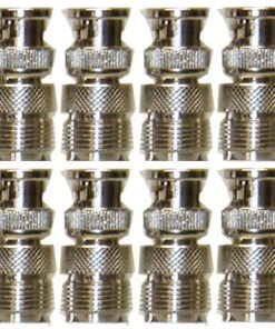 MFJ-7708P, 12-PACK BNC MALE TO SO-239 ADAPTOR (610-2008)
